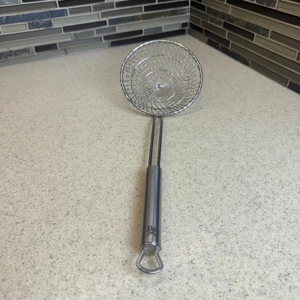NEW WMF Profi Plus Large Wok Strainer Stainless Steel Spider Skimmer 14 Inch